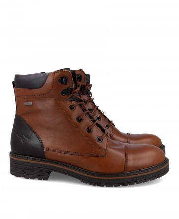 Kangaroos 491 Brown military ankle boots for men