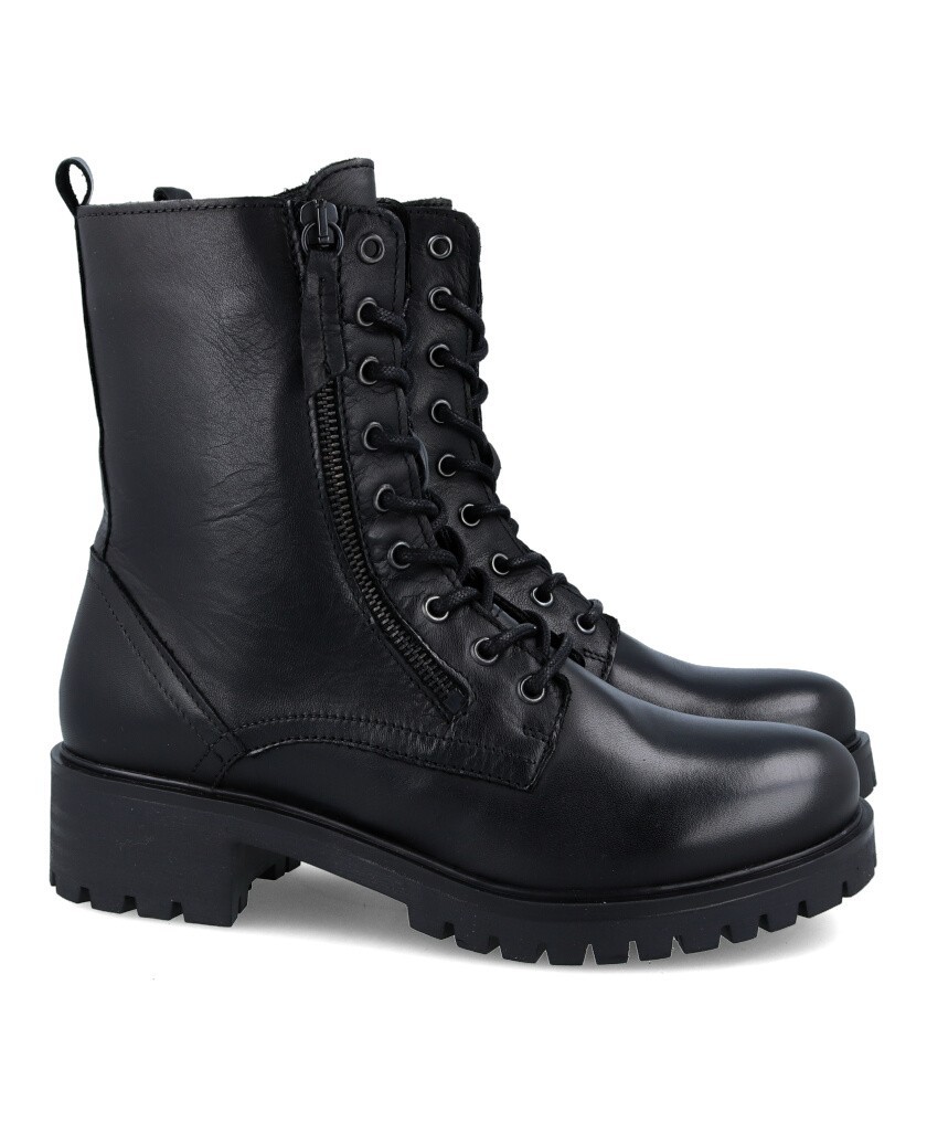 Catchalot B-3034 Low-heeled military ankle boots