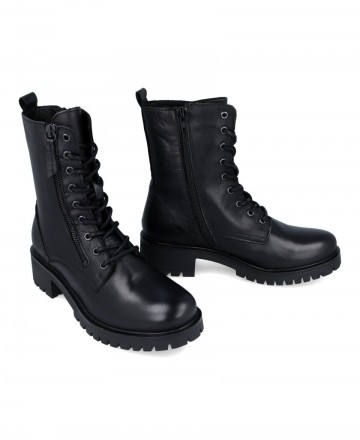 Catchalot B-3034 Low-heeled military ankle boots