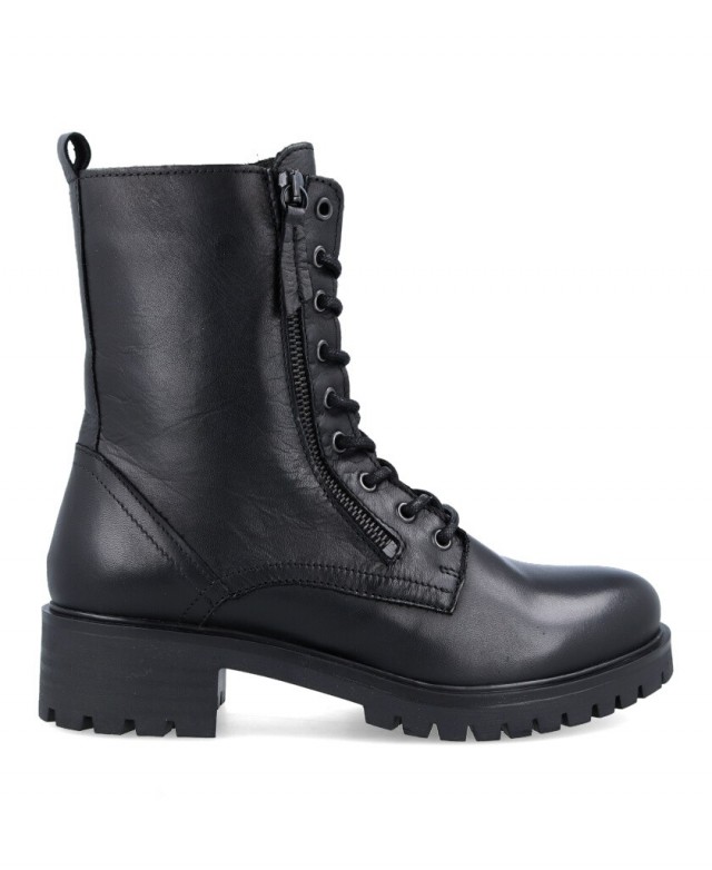 Heeled shop military boots