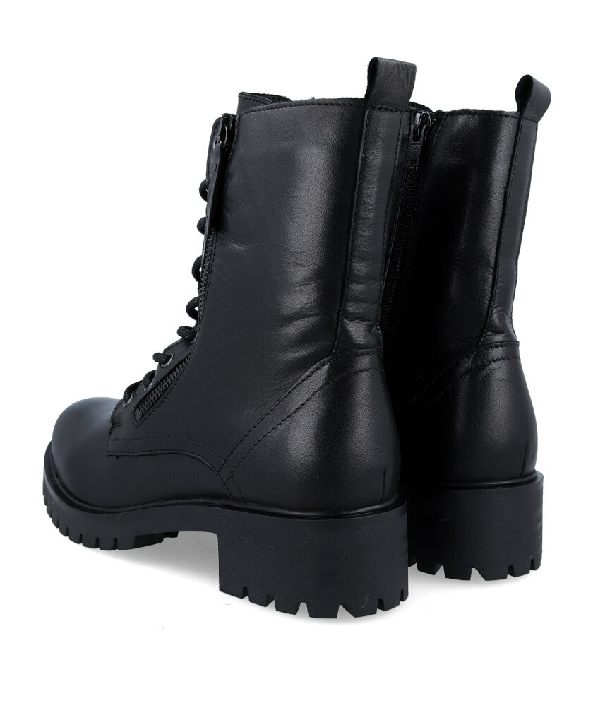 heeled military boots