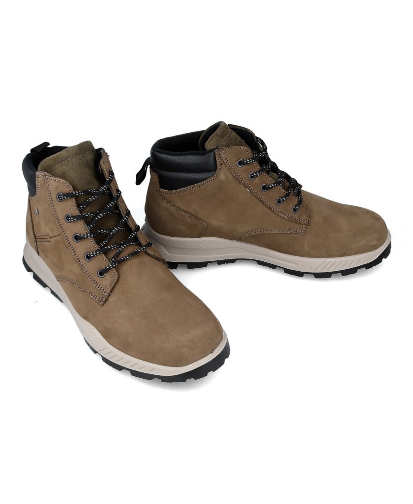 Botas casuales de piel con cordones Imac 452208