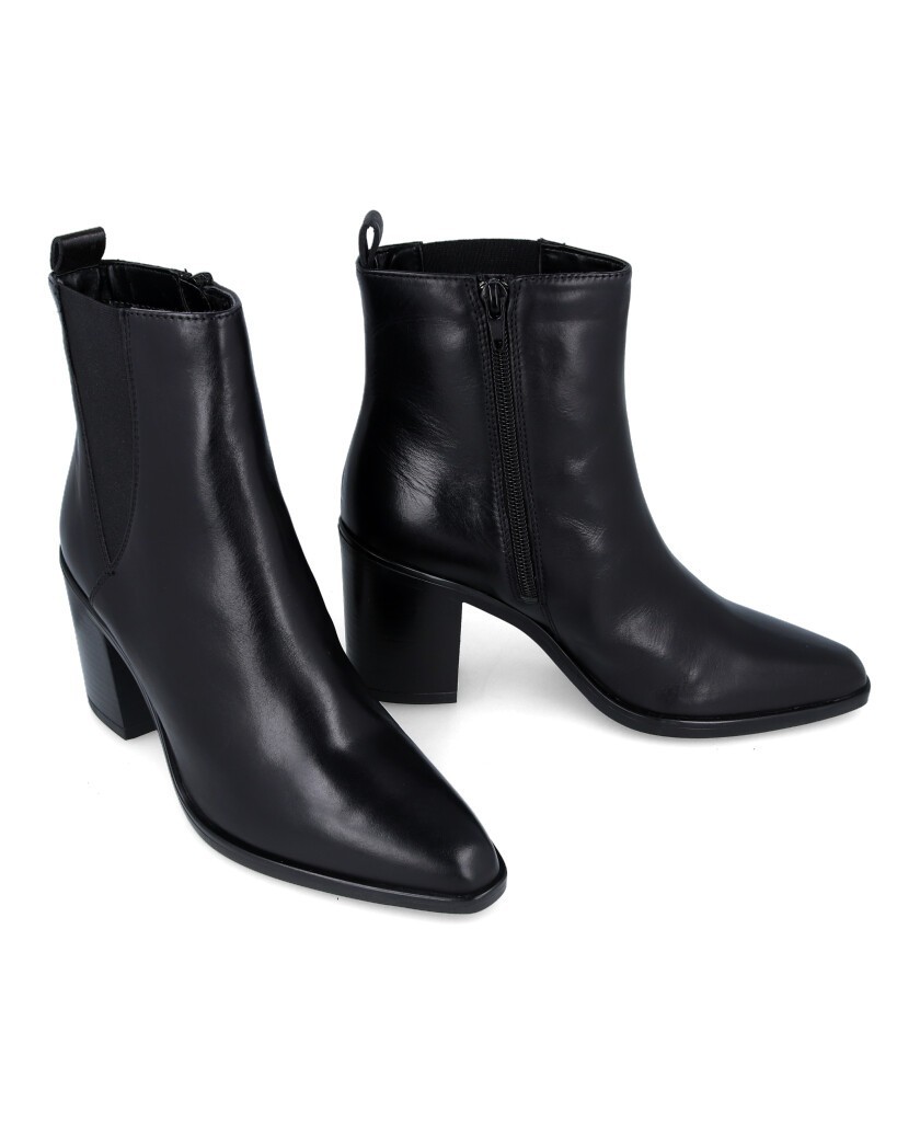 Botines negros con tacón Riva di Mare 52145