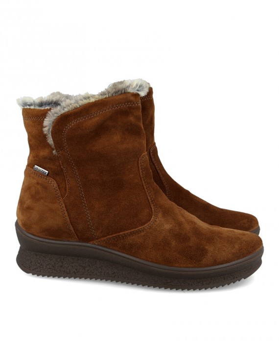 Imac 456819 Casual ankle boots with fur inside