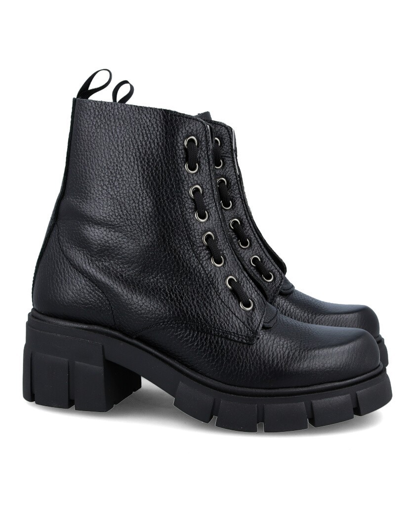 Andares 589422 Black track style ankle boots