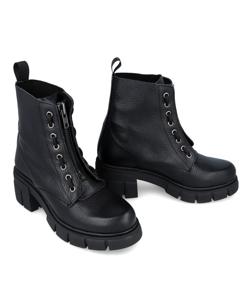 Andares 589422 Black track style ankle boots