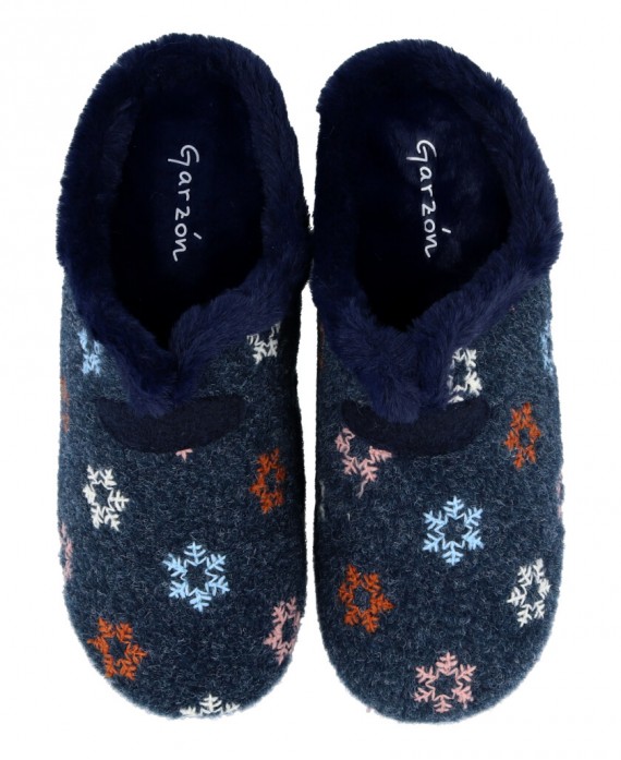 Garzón 7400.501 Women's snowflake house slippers