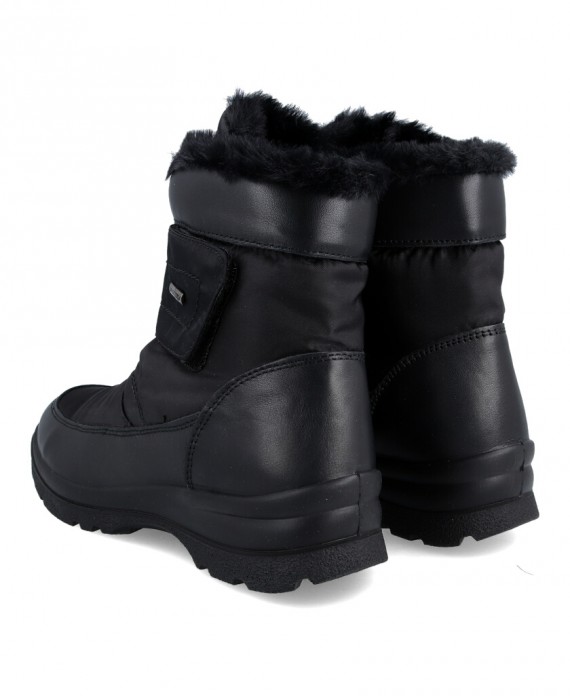 Imac 456668 Black velcro snow boots for women