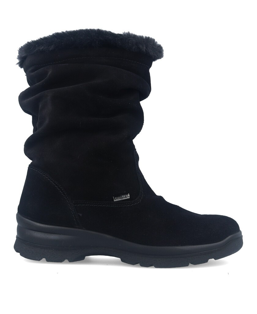 Imac 456699 Women's black winter boots with fur