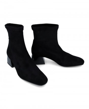 Botines negros licra elegantes Miss Elastic 77662