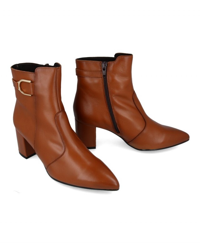 Kissia 778 Casual leather ankle boots with buckle Kissia 778 Casual leather ankle boots with buckle