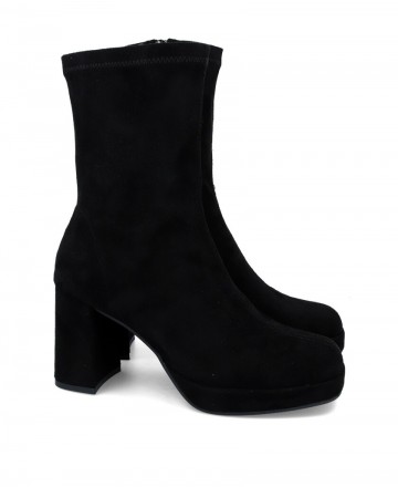 D'Angela DZS25140 black dress ankle boots