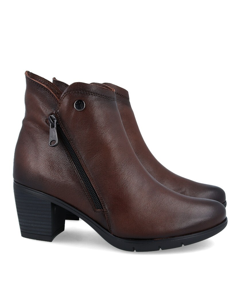 Botín marrón casual Paula Urban Pull 14-1315