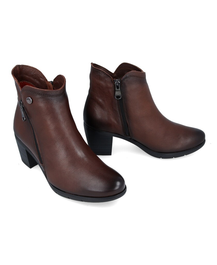 Paula Urban Pull 14-1315 Casual brown ankle boot