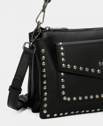 Binnari Viviana 19950 Black studded bag for women