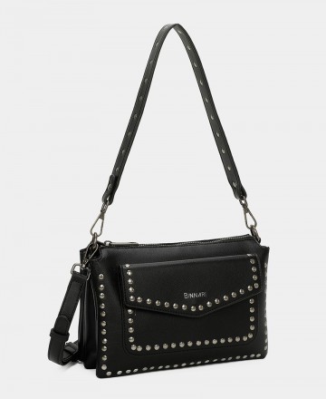 Binnari Viviana 19950 Black studded bag for women