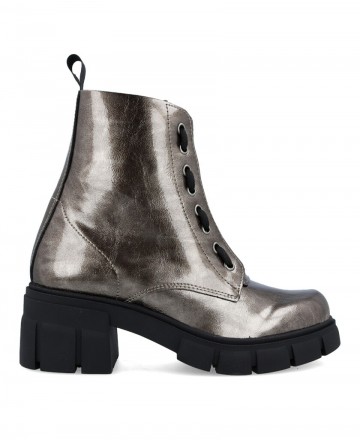 Andares 589477 Silver military style ankle boots