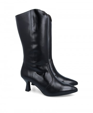 Catchalot 781 black heeled boots