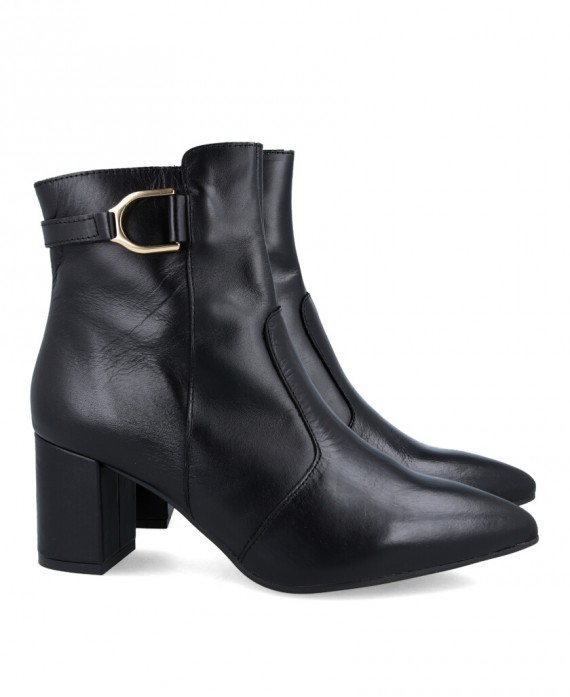 Black heeled ankle boot Catchalot 778