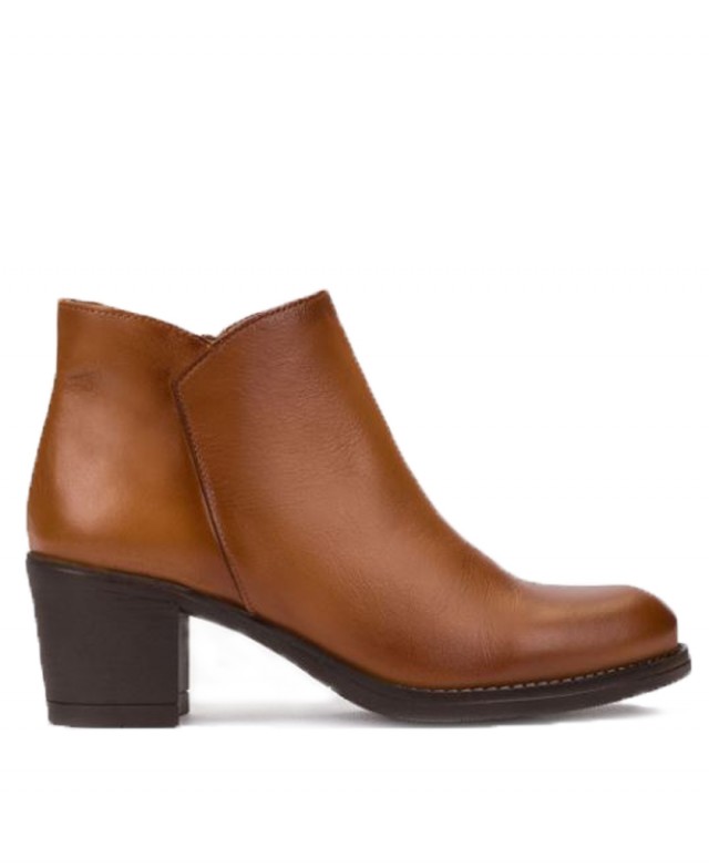 Yokono Lille-006 Thick heel leather ankle boots
