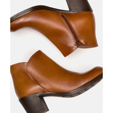 Yokono Lille-006 Thick heel leather ankle boots