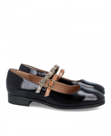Andares 117273 Flat patent leather Mary Janes