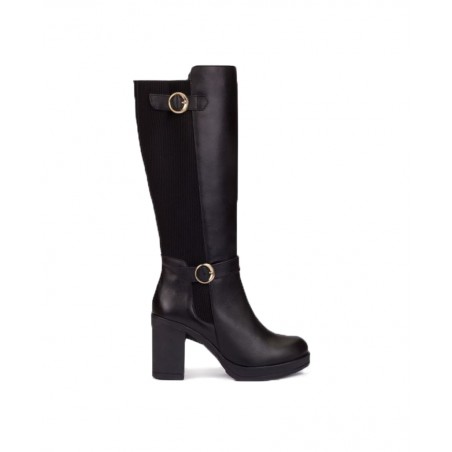 Yokono Pilsen-001 High heeled black boots