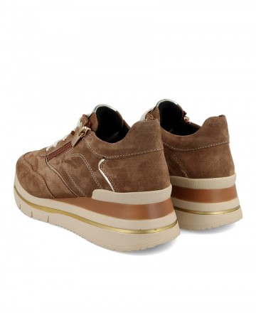 Funhouse 5007-98 Suede leather sneakers for women