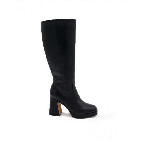 Black heeled boots Angel Alarcon Yara 23569-566A