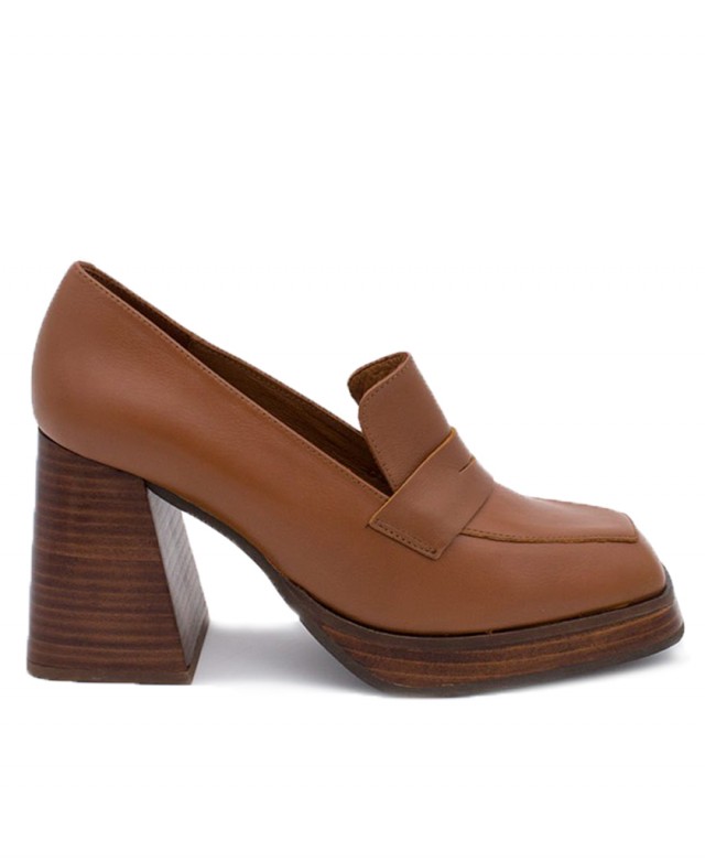Angel Alarcon Tular 23572 Leather heeled loafers