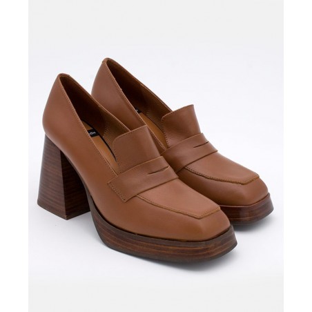 Angel Alarcon Tular 23572 Leather heeled loafers