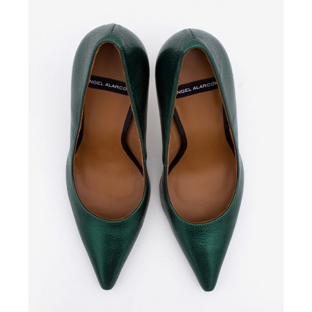 Zapato en color verde para mujer