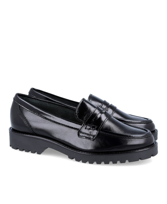 Women's patent leather loafers Stilmoda 5086