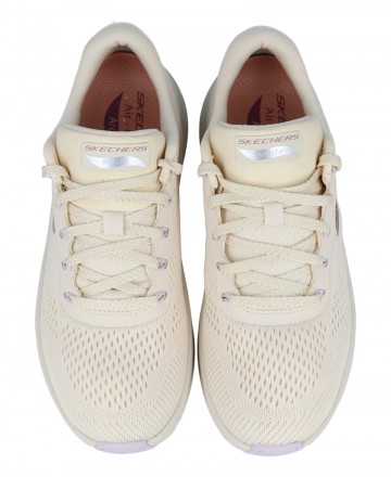 Zapatillas color crema para mujer