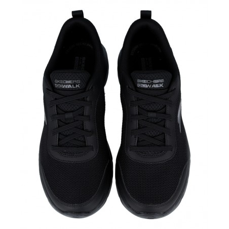 Black sneakers with laces