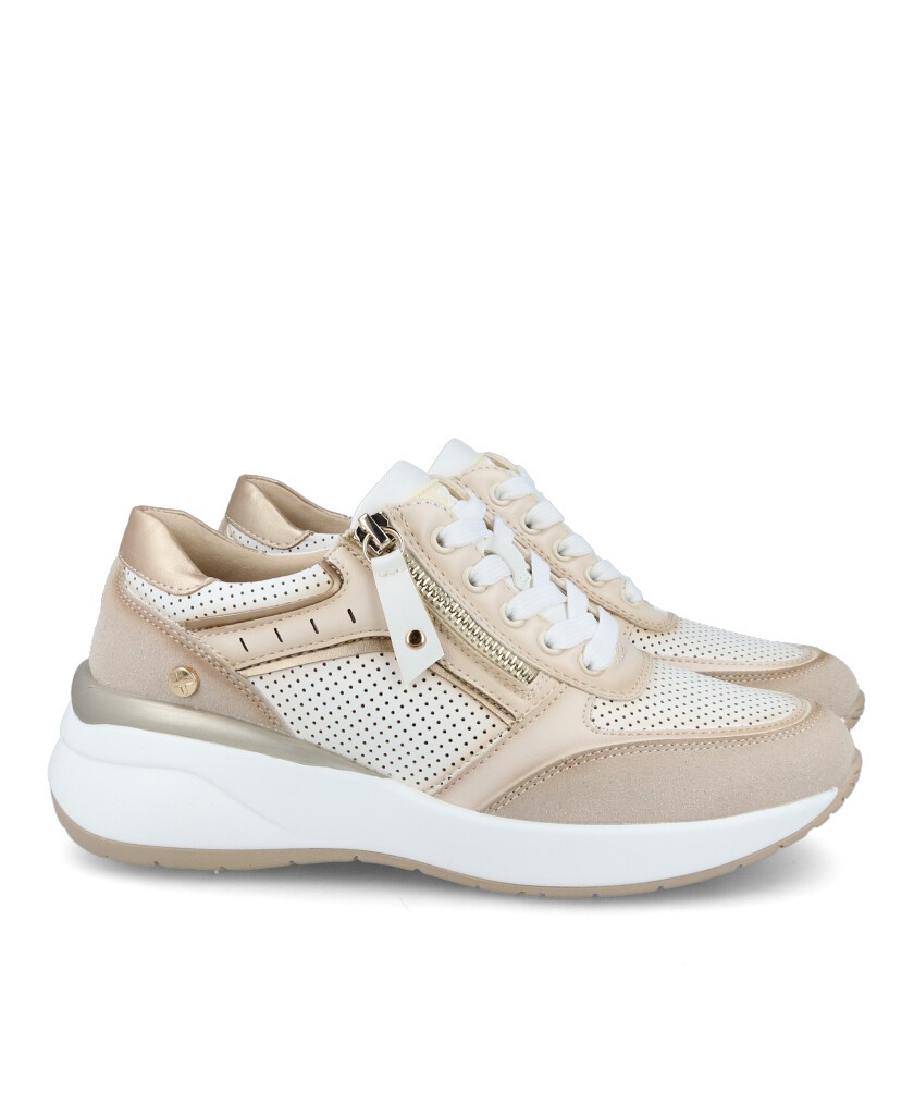 Zapatilla con cuña baja Xti 142578