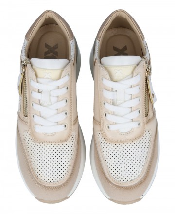 Sneakers with side zipper