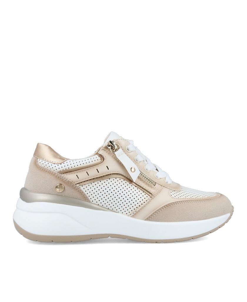 Zapatillas beige para mujer
