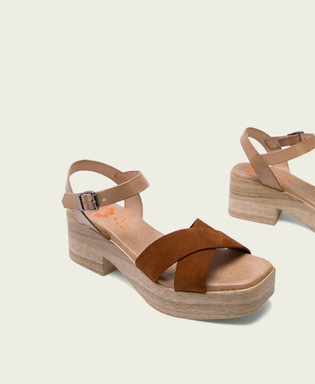 Sandalias tac n bajo grueso Porronet Viviana 2970 de mujer