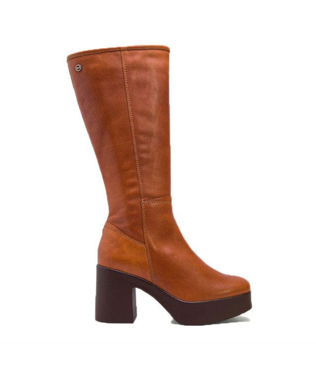 Heeled boots with zipper Porronet 4562