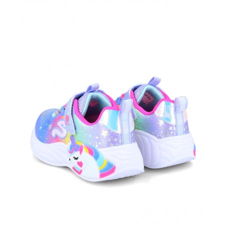 Girl's sneakers with velcro fastening
