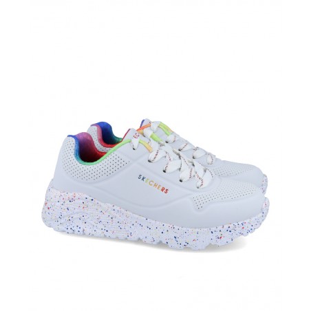 Uno Lite - Rainbow Speckle platform shoes