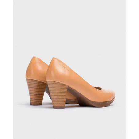 Wood effect heels