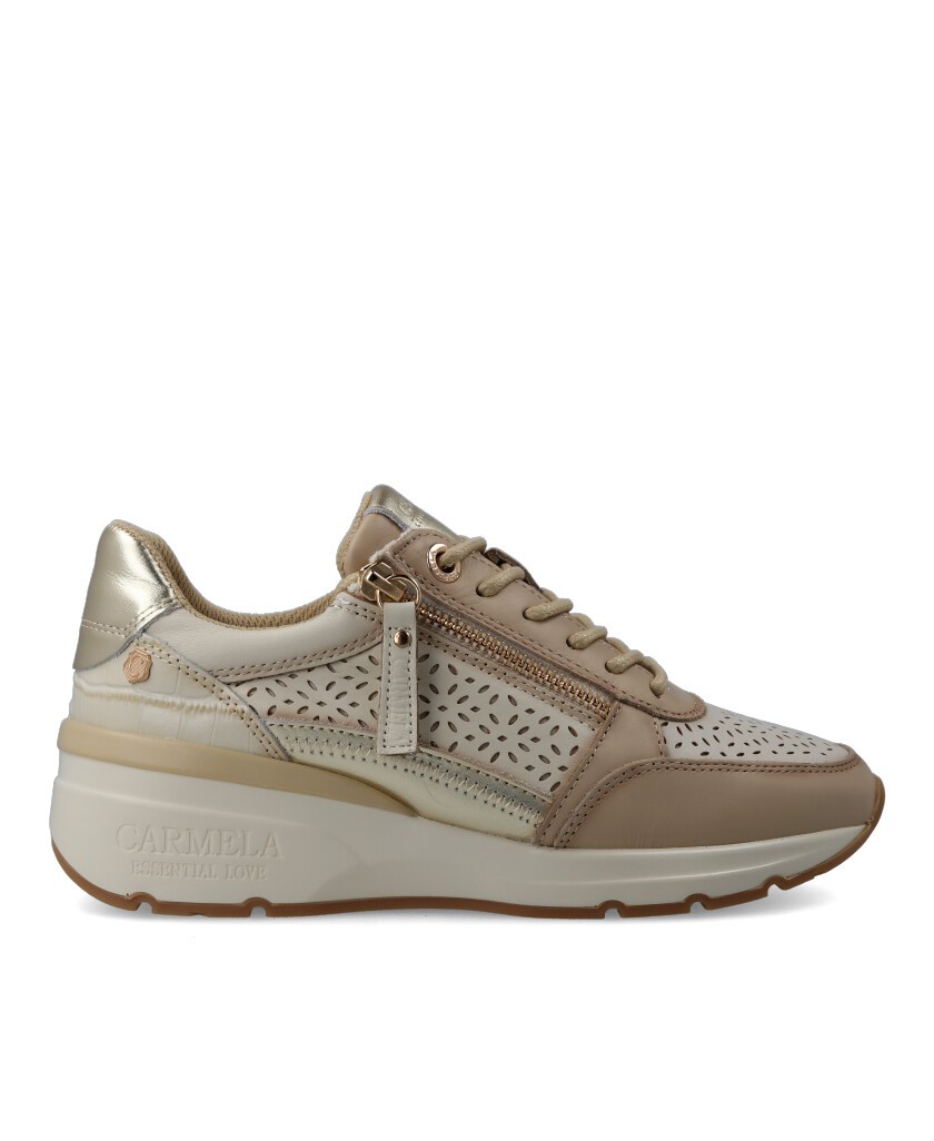 Carmela 161417 taupe sports-style shoes
