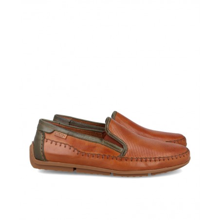Pikolinos M1S-3193-C1 leather loafers with die-cut