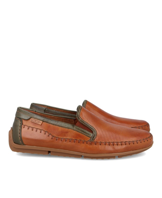 Pikolinos M1S-3193-C1 leather loafers with die-cut