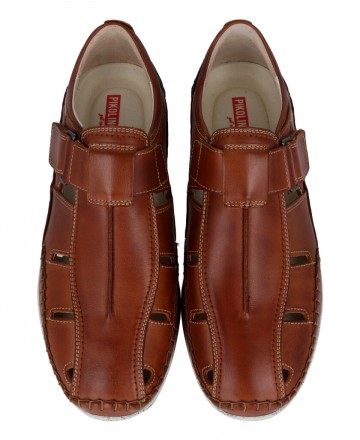 Brown men's sandals