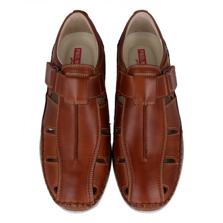 Brown men's sandals