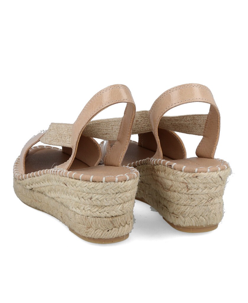 Sandalia con cuña para mujer