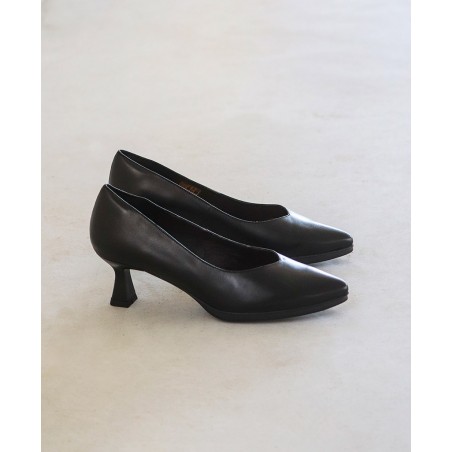 Zapatos negros elegantes de tacón Desireé Maia10